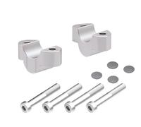Suzuki GSX-S 1000 GT/Travel 2022-2024 Handlebar Risers 20mm Silver BY H & B