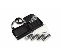 SUZUKI Harmonica MANJI M-20 7SET = G. A. Bb. C. D. E. F = 10 HOLES w/ Soft Case