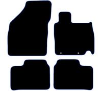Suzuki Ignis 2021+ Onwards Car Mats UK-Made Tailored Fit Carpet Floor Mats Full Coverage Compatible Accessory Blue Trim