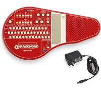 Suzuki OM-108 Omnichord with Power Supply (Red)