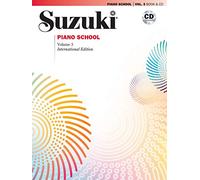 Suzuki Piano School, Vol 3 (Book & CD): International Edition