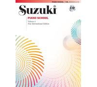 Suzuki Piano School, Vol 4 (Book & CD)