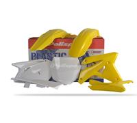 SUZUKI Plastic Kit RMZ 450 2007 ONLY OEM Yellow White motocross polisport 90124