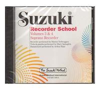 Suzuki Recorder School (Soprano Recorder), Vol 3 & 4 (CD)