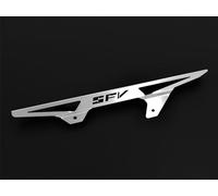 Suzuki SFV 650 Gladius 2009 Onwards 15 Chain Protection Shield Logo Silver Ibex