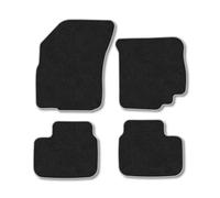 Suzuki SX4 (2006-2014) [Manual] Car Mats Accessories Tailored Fit Carpet Floor Mats Non Slip Grey Trim Accessory Compatible Front Rear Set Anti Slip Full Coverage Granulated Backing Hand-Finished