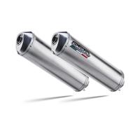 Suzuki V-Strom Dl 1000 2002-2013 Exhaust GPR Double Slip-on Satinox