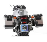 SUZUKI V-STROM650ABS Sidecarrier Cutout Stainless Incl. Sideboxes By H&B 2012-16