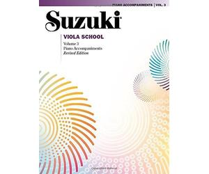 Suzuki Viola School, (vol. 3), Piano Accompaniment (revised edition) by Preucil, Doris (1999) Paperback