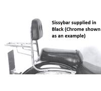Suzuki VL800 / C800 Intruder Sissybar with Rack - Black HECPO & BECKER (2001-)