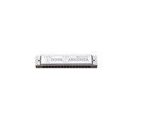 Suzuki W16 16 hole Tremolo harmonica, Silver ,3.0 cm*16.0 cm*4.0 cm