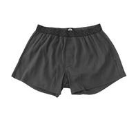 suzumen Men's Boxer Shorts Cotton 100% Underware Cotton Crepe Traditional Fabric Made in Japan, Charcoal, S