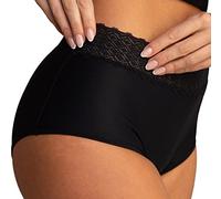 Suzy & Me Black Period Pants by TOTM. Bikini or Full Brief Styles (as8, numeric, numeric_6, numeric_8, regular, regular, FULL BLACK)