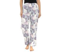 Suzy & Me Ladies 100% Brushed Cotton Pyjama Bottoms (8, BLUE TREE)