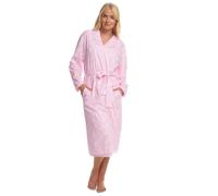 Suzy & Me Ladies Summer Meadow Print 100% Cotton Jersey Wrap (UK, Numeric, 12, 14, Regular, Regular, PINK)