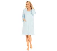 Suzy & Me Ladies Supersoft Waffle Jersey Zip Front Dressing Gown (MINT M)