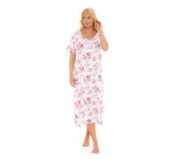 Suzy & Me Plus Size 100% Jersey Cotton Nightshirt (PINK ROSE 22-24)