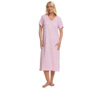 Suzy & Me Plus Size 100% Jersey Cotton Nightshirt (RASPBERRY FREESIA 14-16)