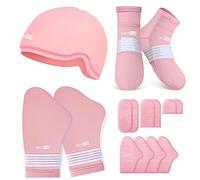 SuzziPad Chemo Care Package for Women & Men, Chemo Gloves and Socks for Neuropathy, Cold Caps for Chemotherapy, Ideal for Migraine, Plantar Fasciitis, Carpal Tunnel, Arthritis Foot Pain Relief, S/M