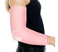 Suzzipad Extended-Length Elbow Ice Pack for Pitchers, Flexible Arm ice Pack Sleeve, 360° Reusable Gel Wrap for Upper Arm, Wrist, Shin Splint, Tendonitis and Golfers Relief, Pink, Large