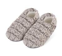 SuzziPad Microwavable Heating Pads for Foot-Curly Brown-S/M