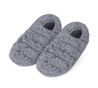 SUZZIPAD Microwavable Slippers and Microwave Foot Warmers for Women & Man, Heated Slipper for Cold Day, Feet Warmer for Reduce Discomfort, Soothing Ankle Fatigue, S/M, Unscented