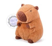 SuzziPals Heatable & Coolable Capybara Stuffed Animal, Microwave Heating Pad Plushies for Soothing & Relaxation, Stuffed Capybara Plush Toys for Stress Relief, Capibara Gifts for Girls & Boy