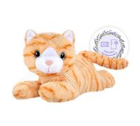 SuzziPals Heatable & Coolable Orange Cat Stuffed Animals, Cute Microwavable Heating Pad Plushies for Soothing & Relaxation, Stuffed Cat Plush Toys, Orange Cats Plushie Toys Gifts