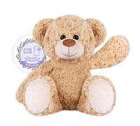 SuzziPals Teddy Bear Stuffed Animals, Microwavable Stuffed Animal Heating Pads for Heat Therapy, Stress Relief Toy for Anxiety, Cuddle, Companion, Bear Plush Gifts for Girls Boys Adults
