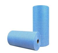 SUZZYVINE J Cloth Roll,Blue Cleaning Cloth Roll,Nice Quality,Light Weight but Strong,50 sheets/Roll, 2 Rolls,100 Sheets(Blue)