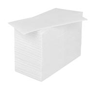 SUZZYVINE Paper Towel Linen Feel Disposable Guest Hand Towels for Bathroom,Dinner and Wedding,White Napkins Soft and Absorben,20×40cm,Pack of 100