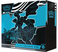 Pokémon TCG: Scarlet & Violet-Black Bolt Elite Trainer Box - Zekrom (1 Full-Art Thundurus Promo Card, 9 Boosters & Premium Accessories)