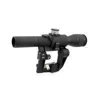 SV-D Precision Optic Sight with BDC Reticle，Waterproof & Multi-Coated Lenses，Riflescope with Side Rail Mounting System，Lens Protection Covers for Clear Bright View