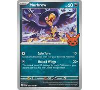 SV Paldea Evolved 131/193 Murkrow (Pikachu Pumpkin Stamp)