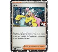 SV Paldea Evolved 185/193 Iono (Prize Pack League Promo Cosmo Holo)