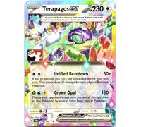 SV Stellar Crown 128/142 Terapagos ex (Prize Pack League Promo Left Side)