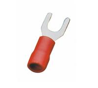 SV2-6 Red pre-insulated connector, ideal for secure electrical connections. Pack of 20, ensure durable and efficient installations in electrical projects.