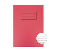 SV43508 Silvine A4 Exercise Book (10Pk) 80 Page Ruled Feint and Margin Red EX107