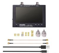 SV4401A Handheld Vector Network Analyzer, 50KHz-4.4GHz VNA, 100dB Dynamic Range, 7 Inch Touchscreen, N-Type Connector, USB-C, Built-in Battery