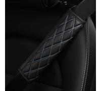 SVAHEJIHR 2PCS Car Seat Belt Cover, for BMW 1 2 3 4 5 6 7 8 Series X1 X2 X3 X4 X5 X6 X7 Z4 M1 M3 M4 M6 Seatbelt Cover Shoulder Strap Covers Harness Pads Interior Accessories Neck Shoulder Friendly,B