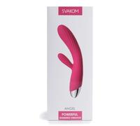 Angel Flexible Intelligent Warming Vibrator - Plum Red