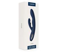 Svakom Aylin Powerful Pulsating Dual-Headed vibrator with clitoral stimulator Blue 21,5 cm