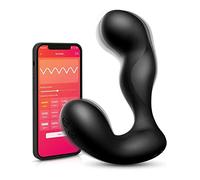 SVAKOM - Iker Prostate Vibrator App Controlled Black