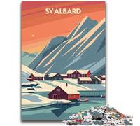 Svalbard Arctic Serenity 1000 Piece Jigsaw Puzzles for Adults Gifts,Help The Brain Exercise Addictive Toys to Cultivate Patience Great Gift (50x75cm)