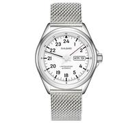 Svalbard DEMARK GH12 Automatic White Steel Date Display Black Men's Watch, grey
