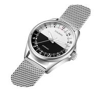 Svalbard Horizon GH46 Automatic Steel Black Silver Pilot 24H Men's Watch