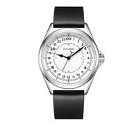 Svalbard Nautico GA27 Swiss Quartz Steel Black White Leather Black Men's Watch