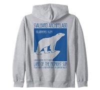 Svalbard Norway Polar Bear - Longyearbyen Spitsbergen Bears Zip Hoodie