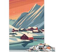 Svalbard Poster Puzzles for Adults 500 Pieces Puzzles for Teenagers Gifts For Adults Teenagers Teenager Man Woman Gift 500pcs (52x38cm)