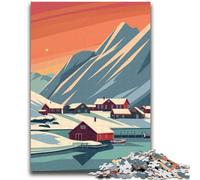 Svalbard Poster Puzzles for Adults And Teenagers, Help The Brain Exercise Addictive Toys to Cultivate Patience Perfect Decoration 1000pcs (50x75cm)